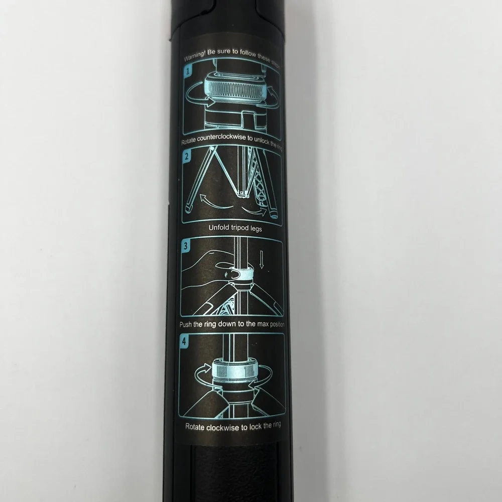 EUCOS Phone Tripod, Black withh Phone Mount, Tripod Only